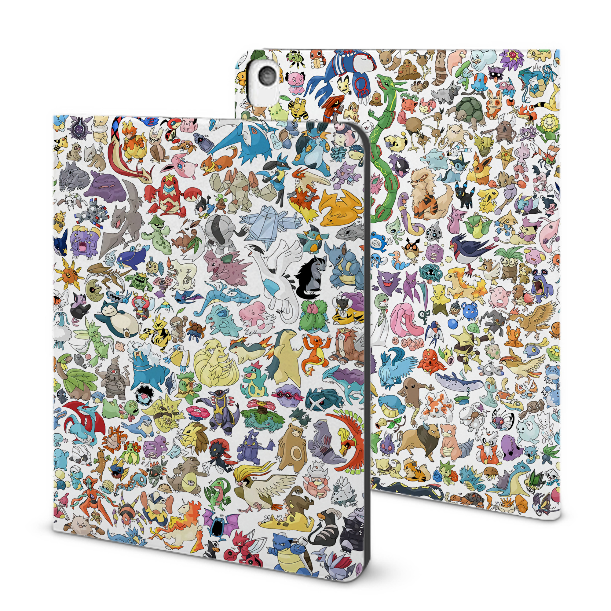（画像用） ポケットモンスター Pokémon IPadケース ペンホルダー付き ブックスタイルデザイン